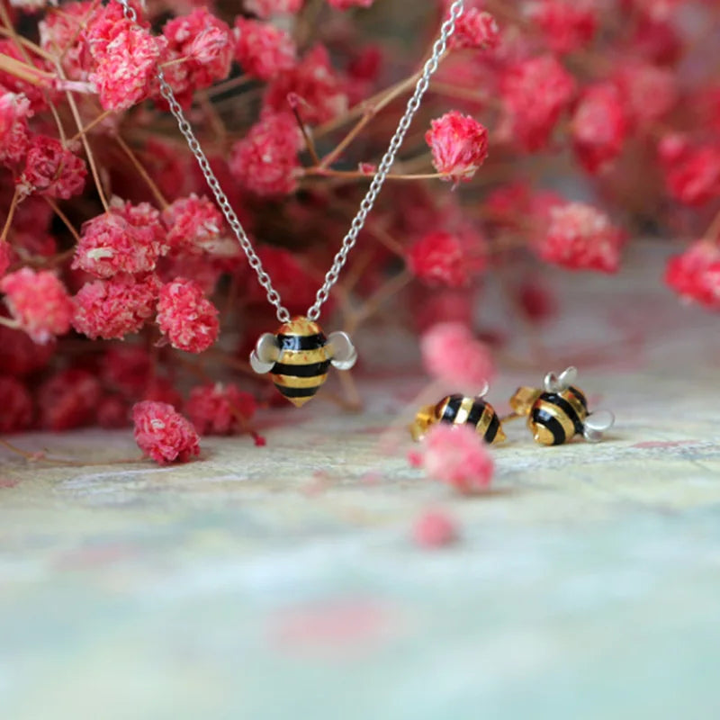Bumble Bee Necklace