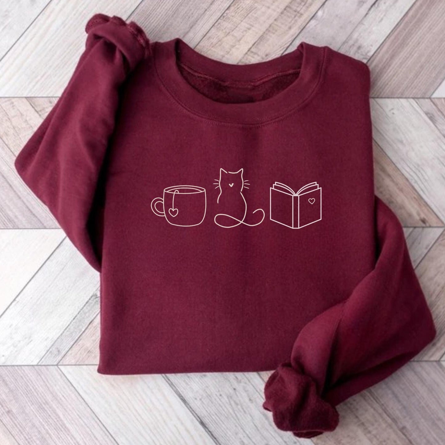 Cat Book Sweater