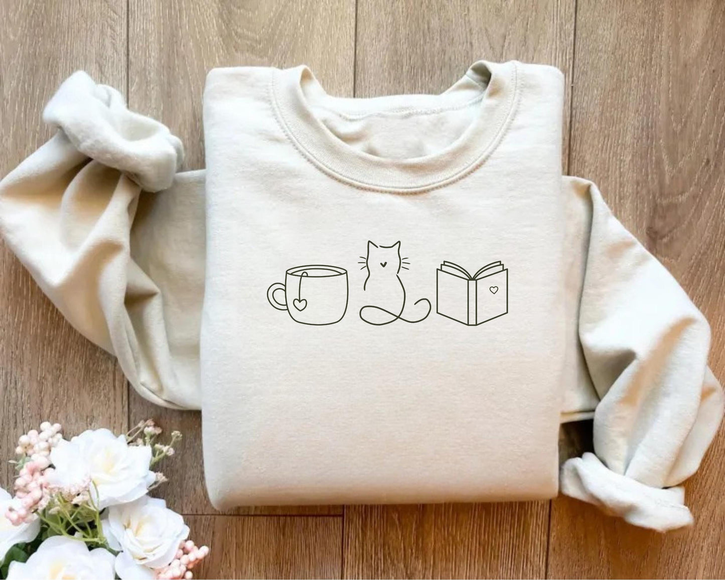 Cat Book Sweater