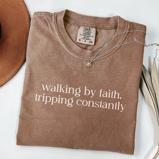 Walking by Faith T-shirt