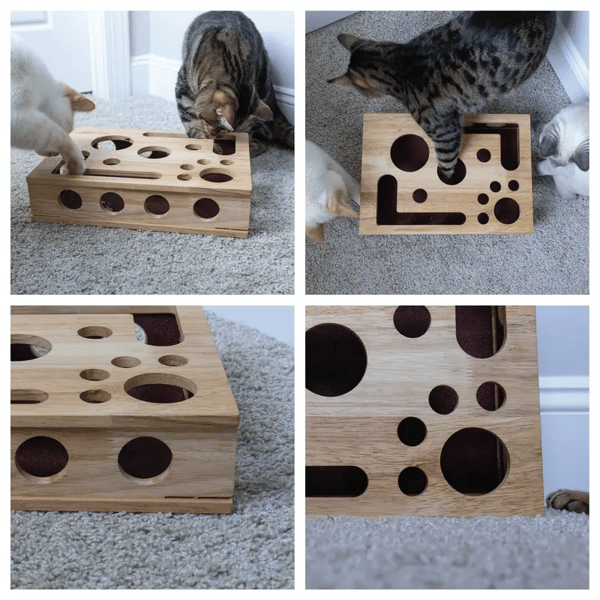 Cat Nail File Puzzle Box